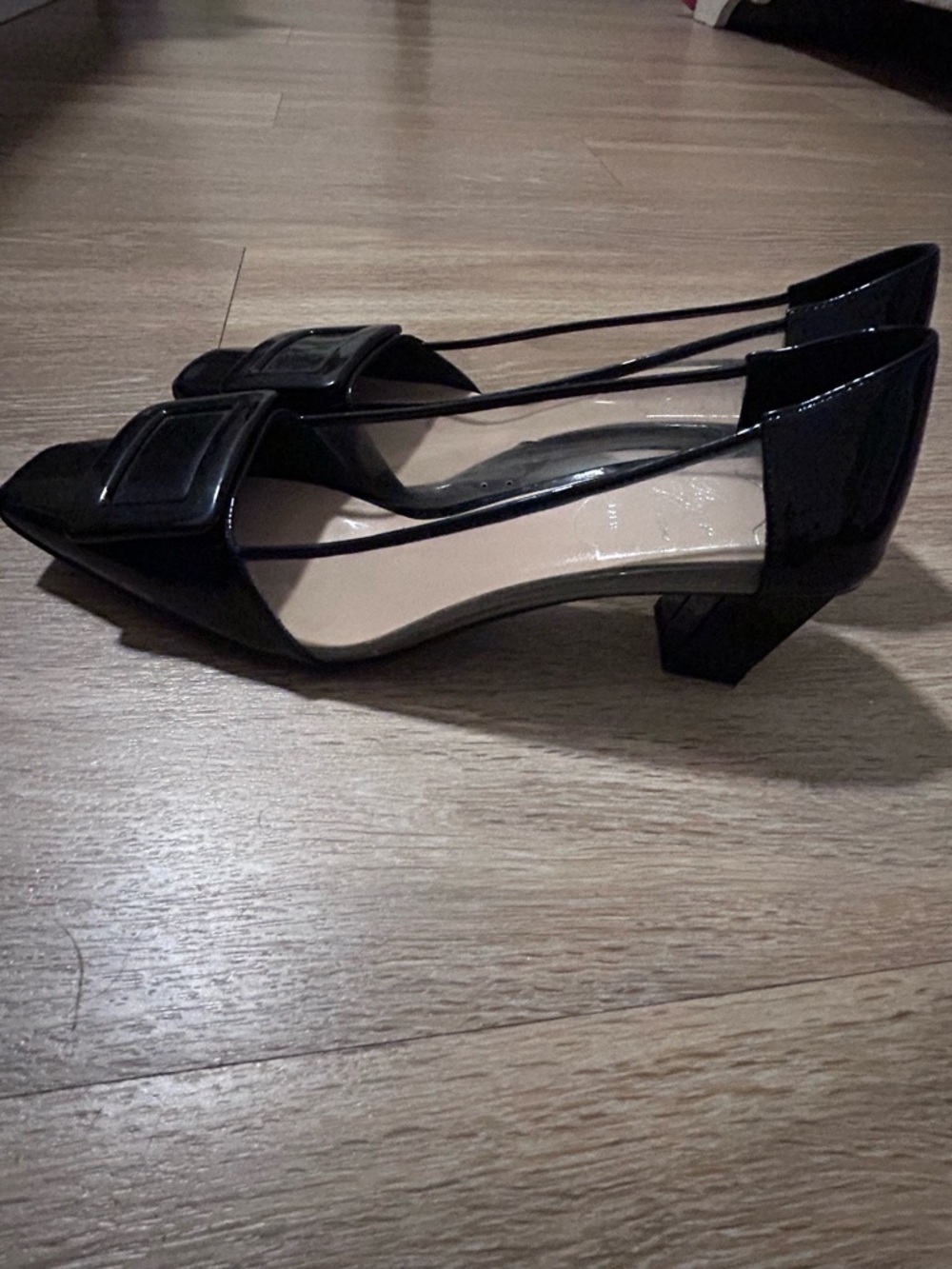 Roger Vivier Patent Square-Toe Pumps